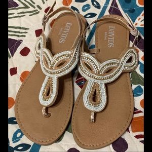 David’s bridal sandals.